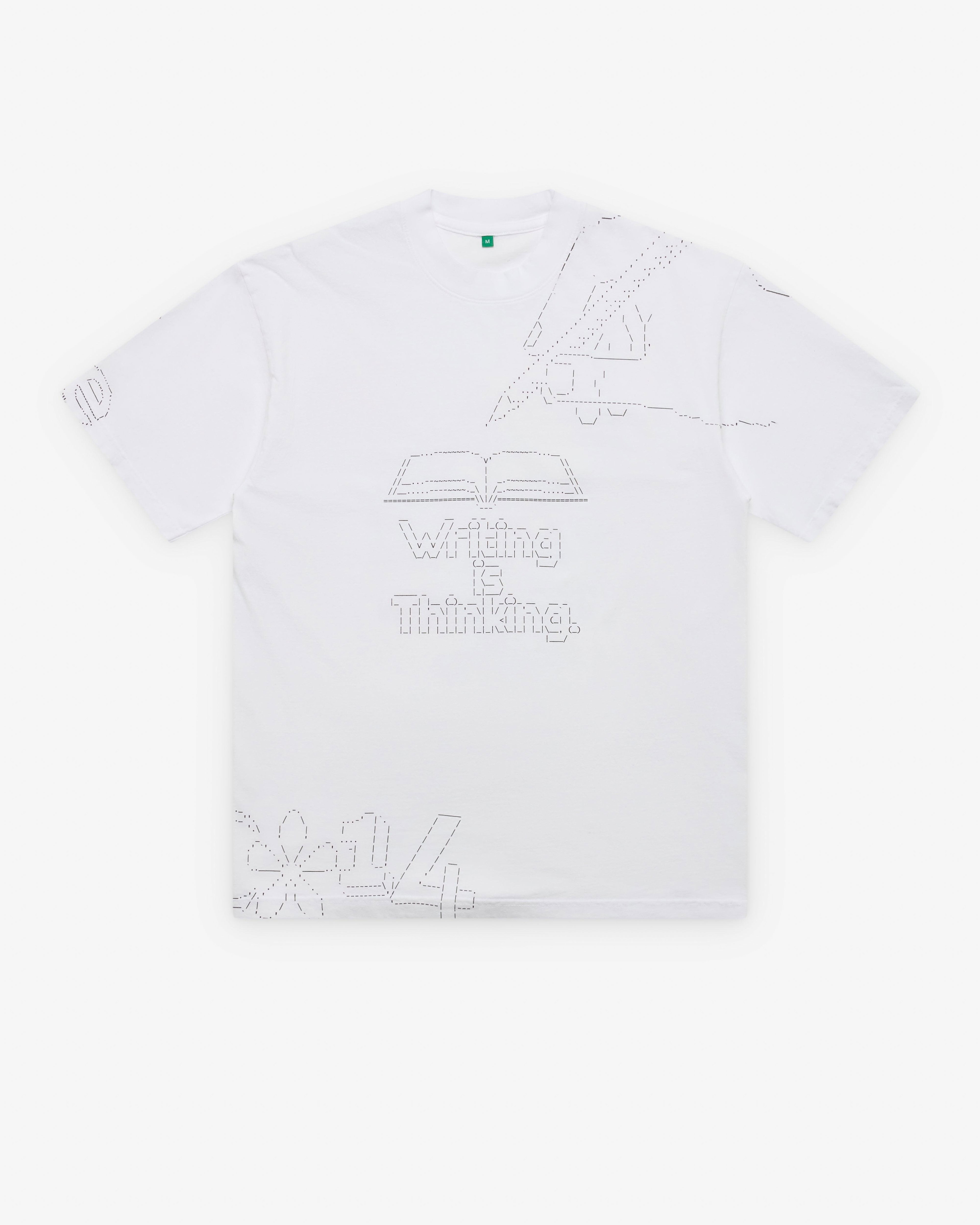 B.Eautiful - Men's DSM Exclusive Writing T-Shirt - (White) by B.EAUTIFUL