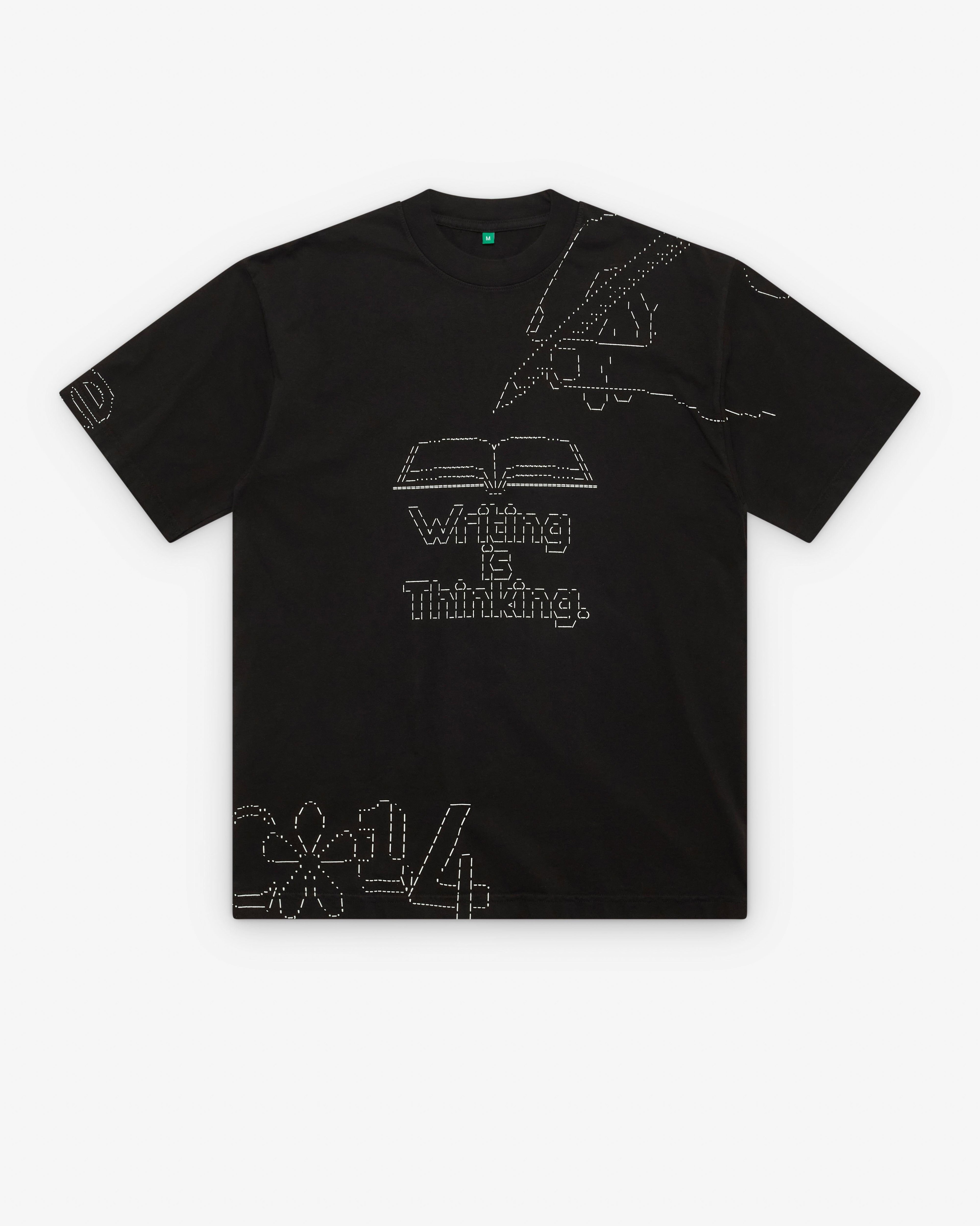 B.Eautiful - Men's Writing T-Shirt - (Black) by B.EAUTIFUL