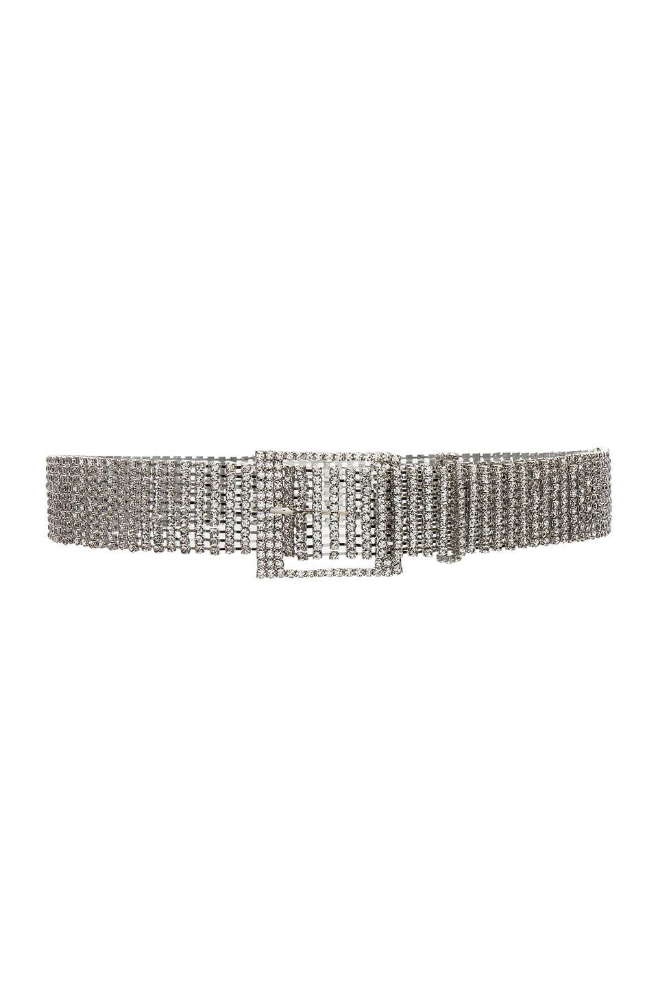 B-Low the Belt Farah Belt in Metallic Silver by B-LOW THE BELT