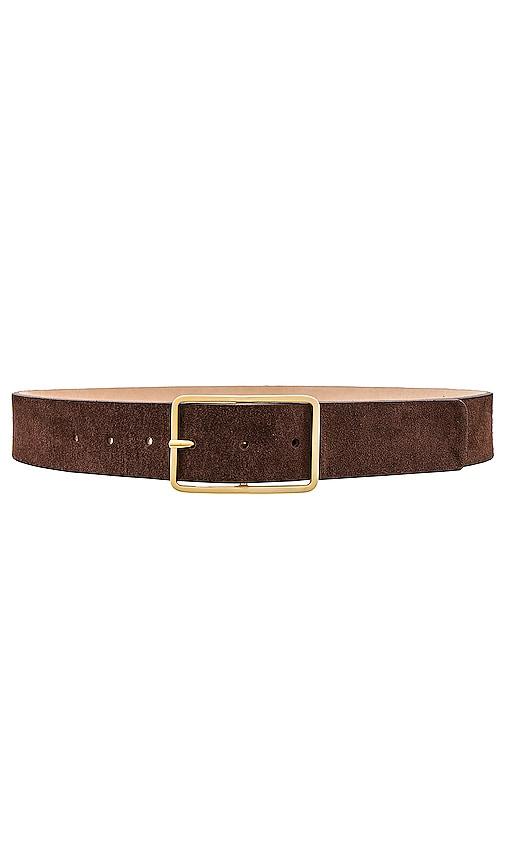 B-Low the Belt Milla Suede Belt in Chocolate by B-LOW THE BELT