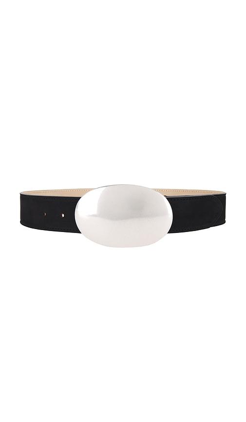 B-Low the Belt Myra Nubuck Belt in Black by B-LOW THE BELT