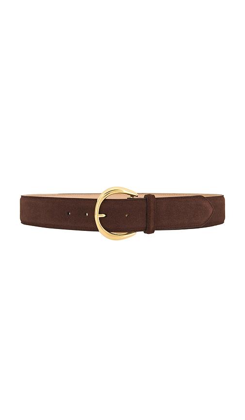 B-Low the Belt Odessa Suede Belt in Chocolate by B-LOW THE BELT