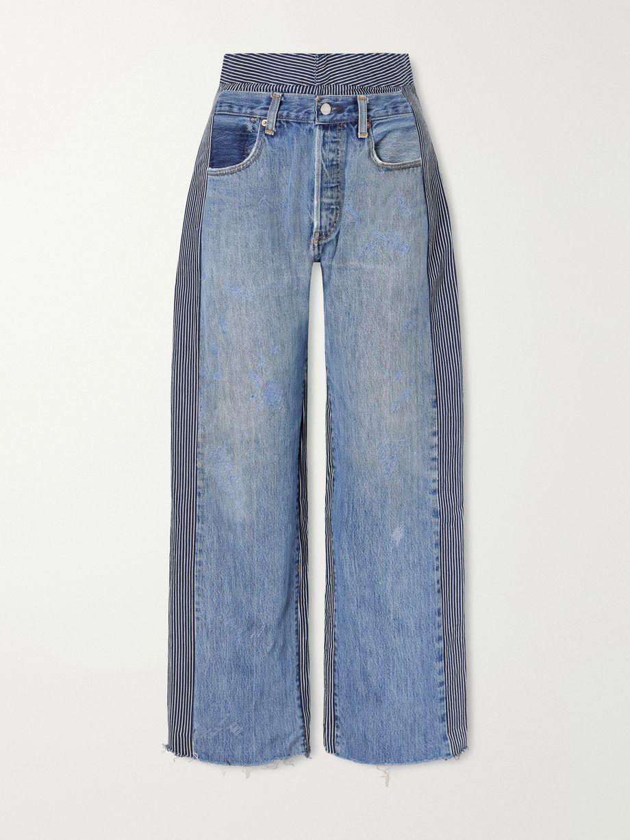 Double Waistband Rework wide-leg jeans by B SIDES