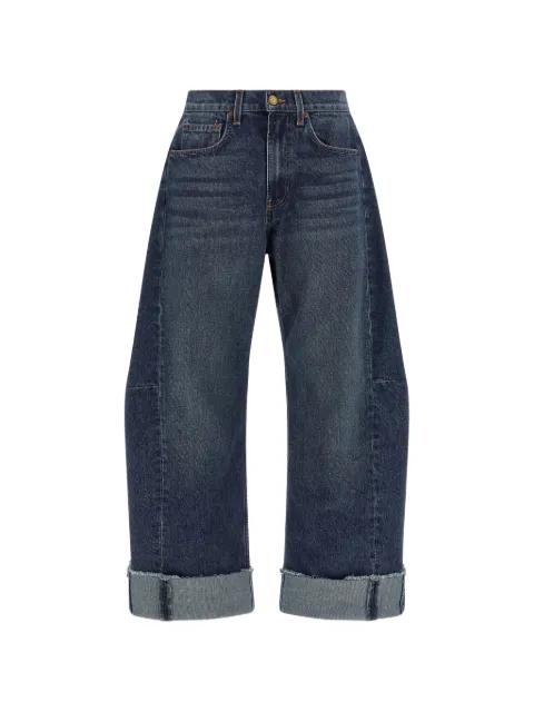 Relaxed Cuffed Lasso cotton jeans by B SIDES