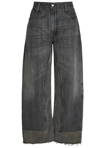 Reworked Vintage Culotte panelled wide-leg jeans by B SIDES