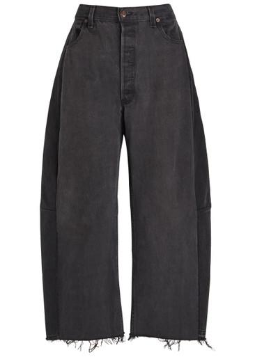 Vintage Lasso relaxed barrel-leg jeans by B SIDES