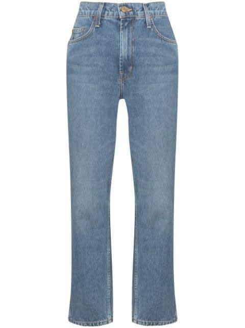straight-leg denim jeans by B SIDES