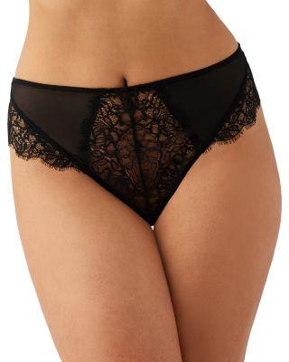 It's On Mesh Lace Thong by B.TEMPT'D BY WACOAL