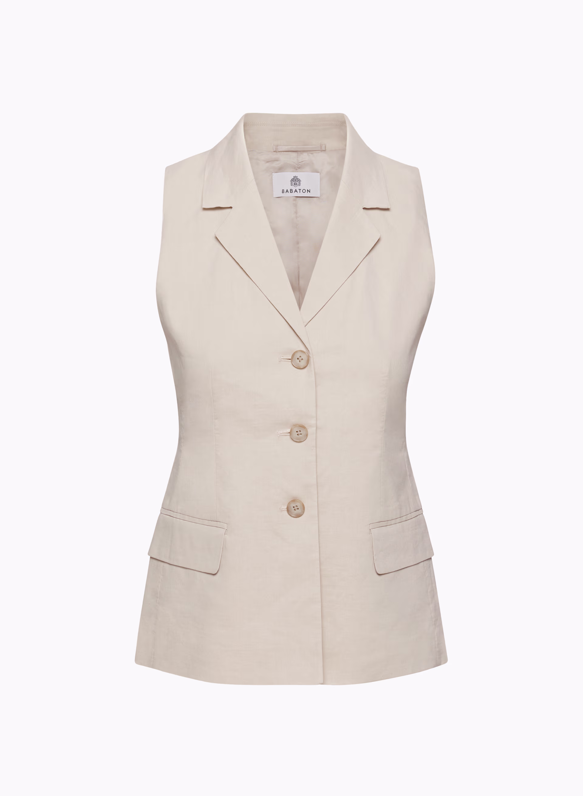 ECHELON LINEN VEST by BABATON