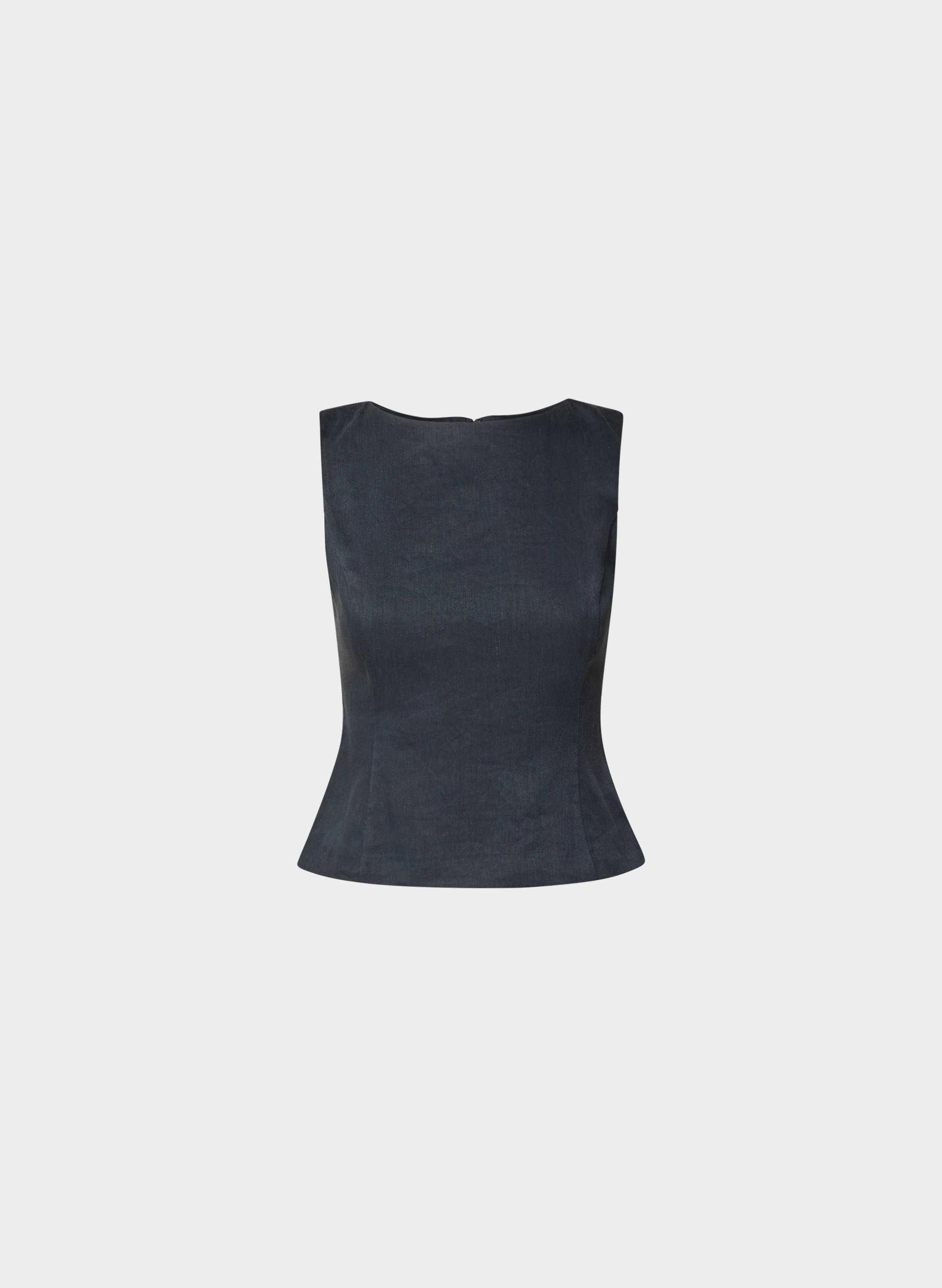 ENIGMA LINEN TOP by BABATON