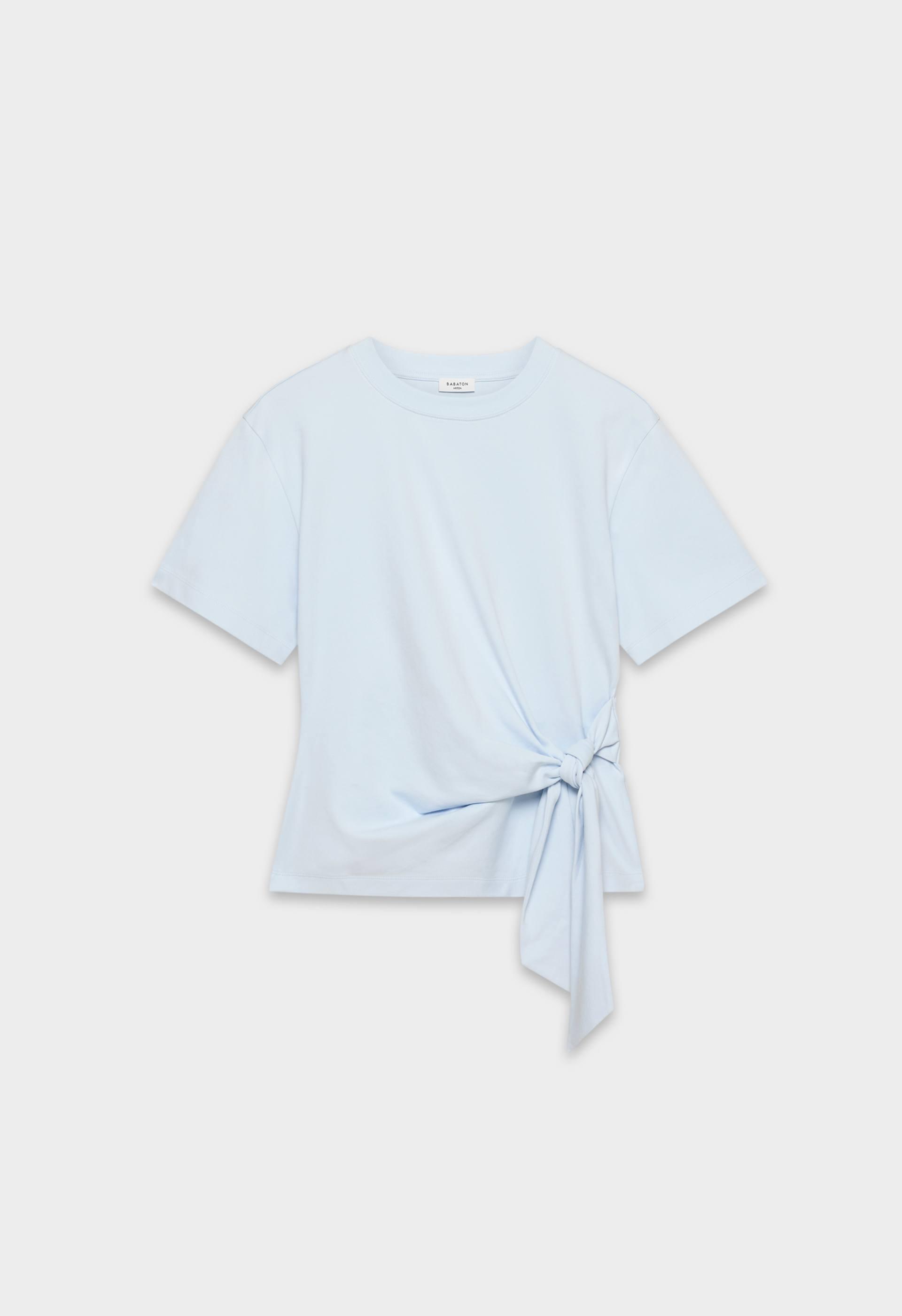 INTERLOCK COTTON ASSENT T-SHIRT by BABATON