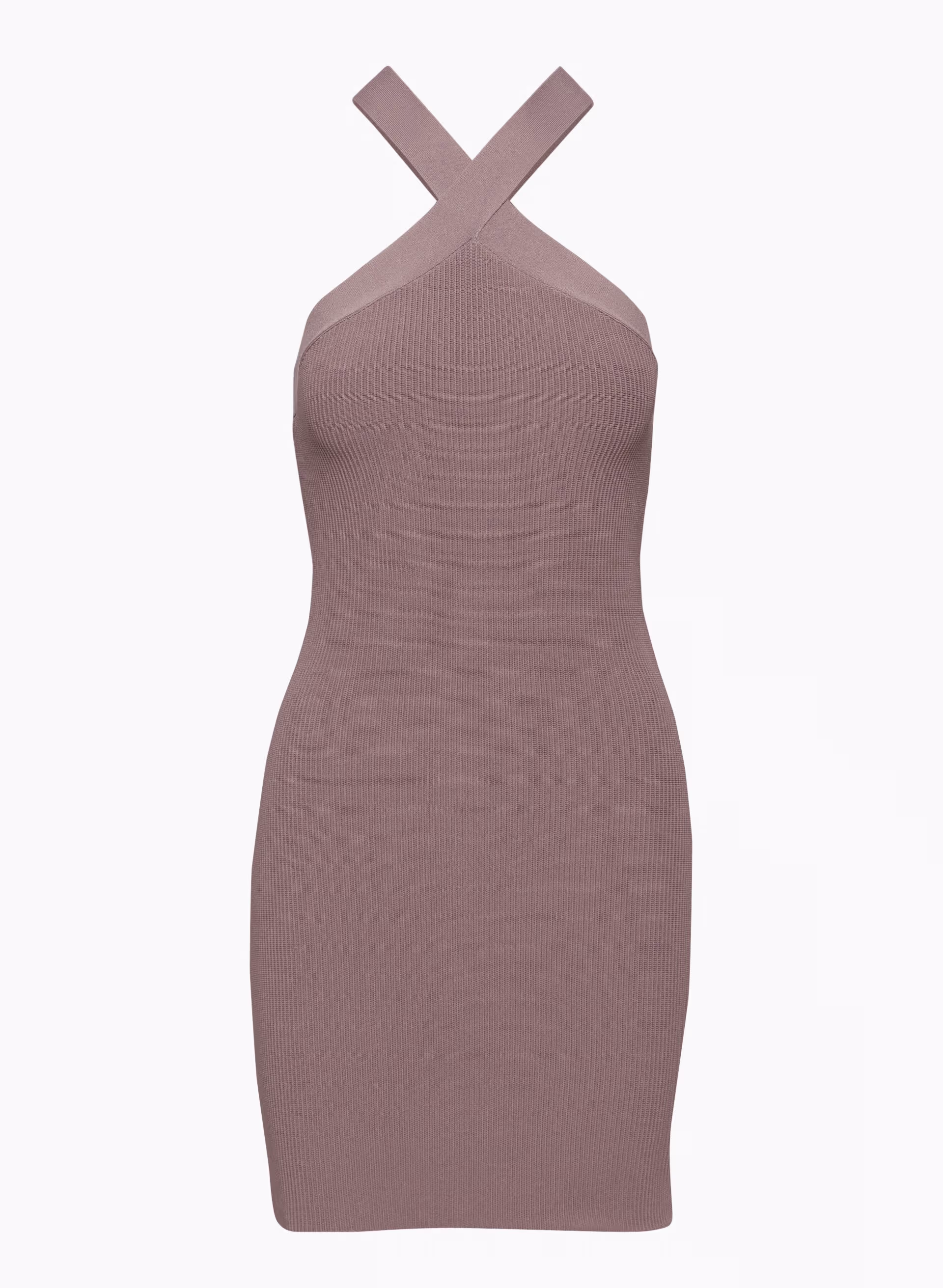 SCULPT KNIT CRISS CROSS DRESS by BABATON