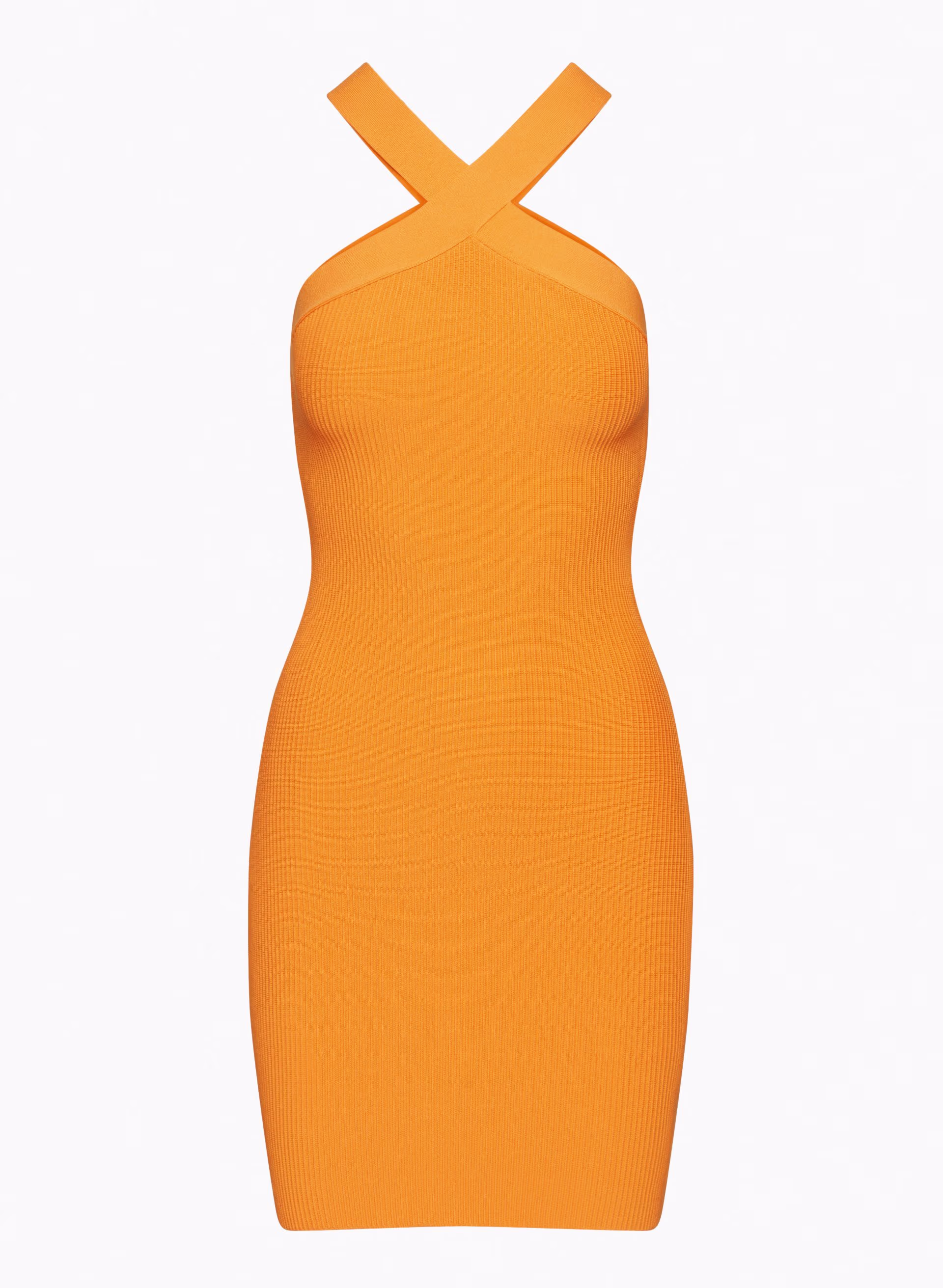 SCULPT KNIT CRISS CROSS DRESS by BABATON