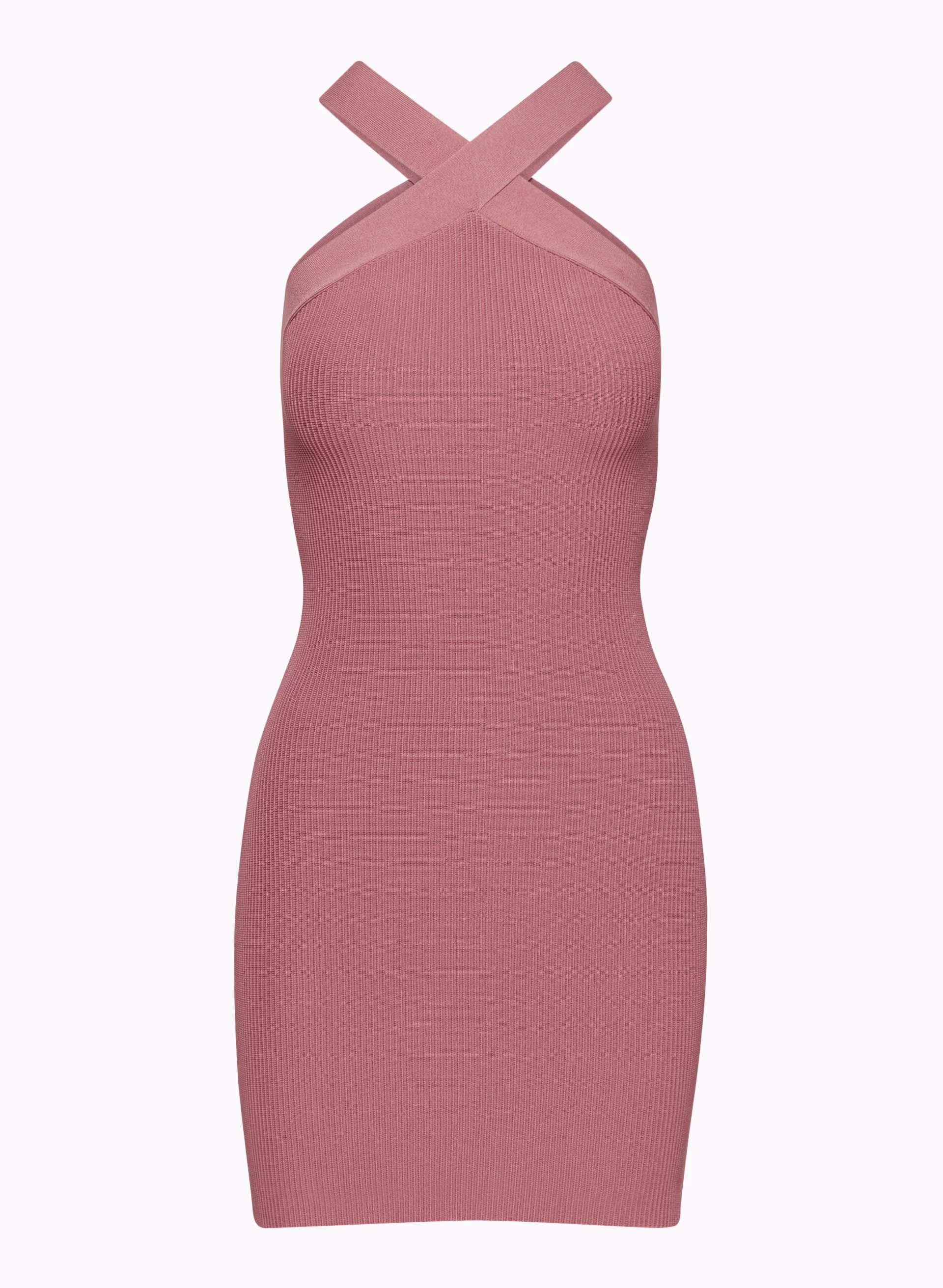 SCULPT KNIT CRISS CROSS DRESS by BABATON