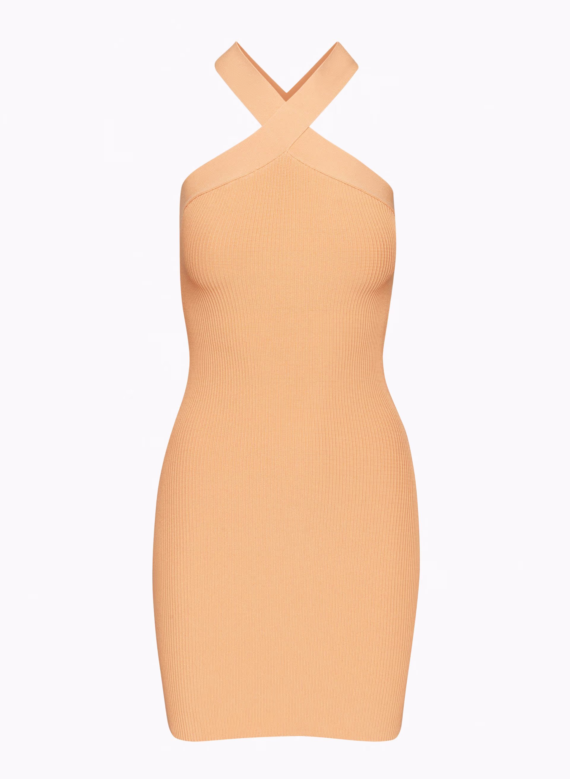 SCULPT KNIT CRISS CROSS DRESS by BABATON