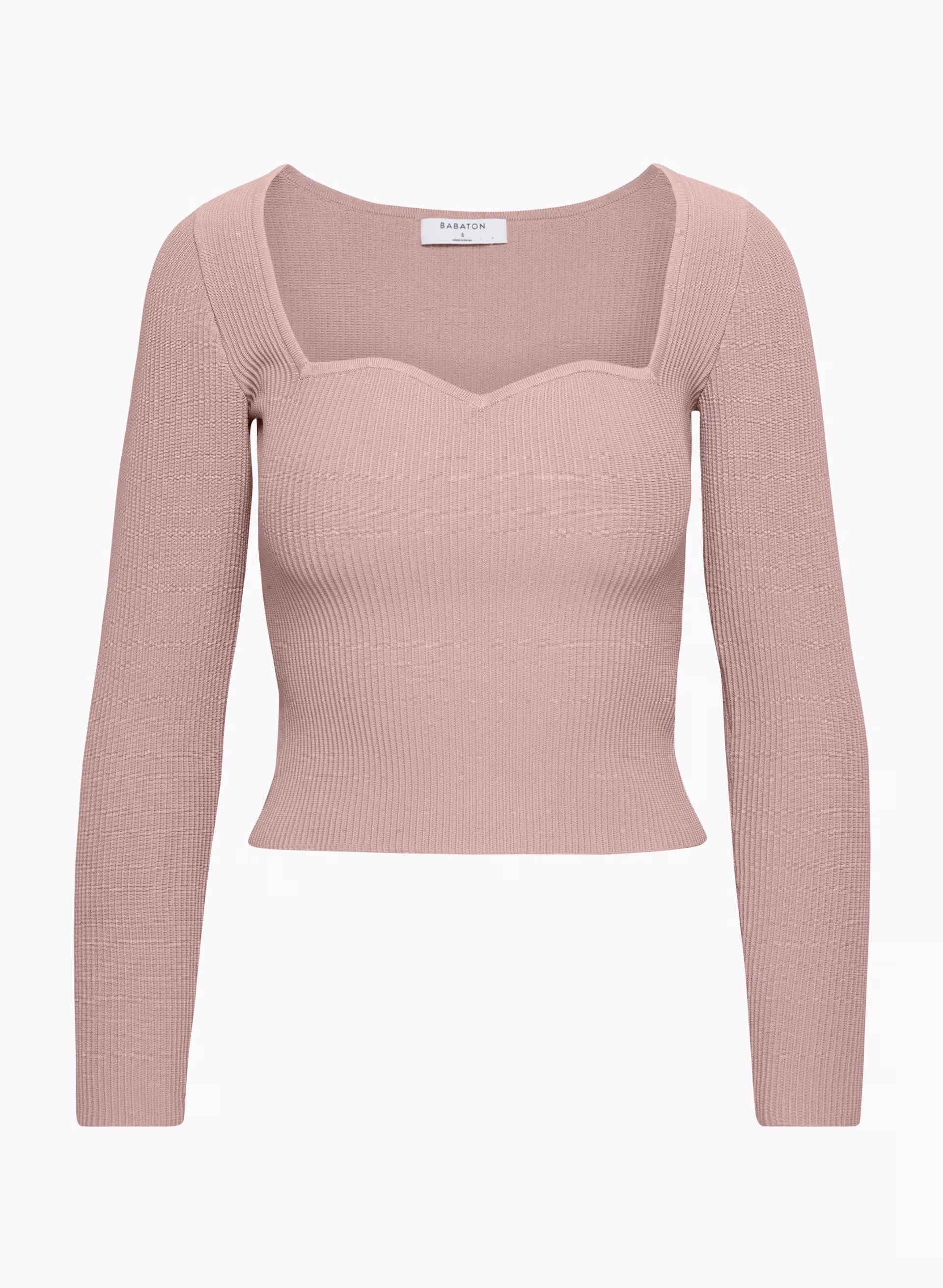 SCULPT KNIT SWEETHEART LONGSLEEVE by BABATON