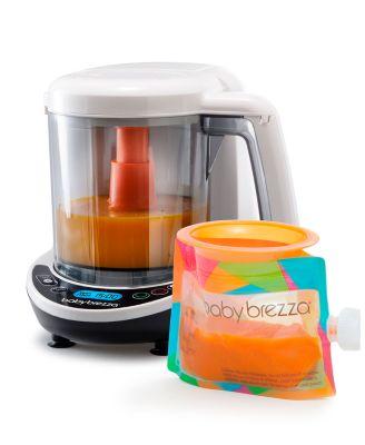One Step™ Baby Food Maker Deluxe: Steamer & Blender For Homemade Baby Food by BABY BREZZA