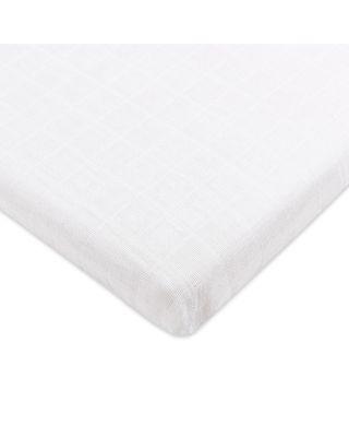 All Stages Bassinet Sheet in GOTS Certified Organic Muslin Cotton by BABYLETTO