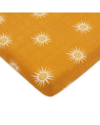 All Stages Midi Crib Sheet in GOTS Certified Organic Muslin Cotton by BABYLETTO