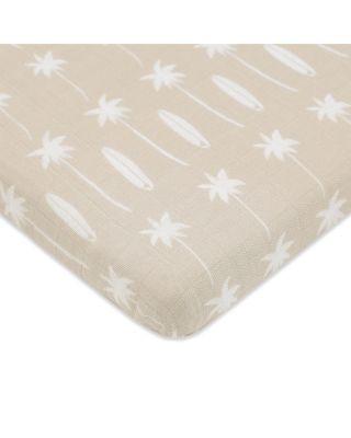 All Stages Midi Crib Sheet in GOTS Certified Organic Muslin Cotton by BABYLETTO