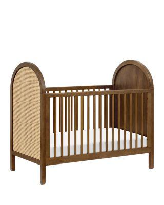 Bondi Cane 3-in-1 Convertible Crib with Toddler Bed Conversion Kit in Natural Walnut by BABYLETTO