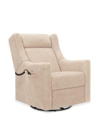 Kiwi Deluxe Power Recliner & Swivel Glider with Heat & Massage by BABYLETTO