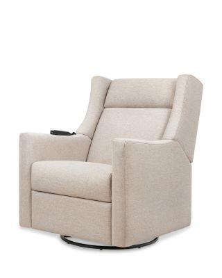 Kiwi Deluxe Power Recliner & Swivel Glider with Heat & Massage by BABYLETTO