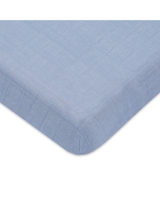 Mini Crib Sheet in GOTS Certified Organic Muslin Cotton by BABYLETTO Mini Crib Sheet in GOTS Certified Organic Muslin Cotton by BABYLETTO