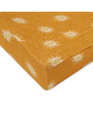 Quilted Changing Pad Cover in GOTS Certified Organic Muslin Cotton by BABYLETTO