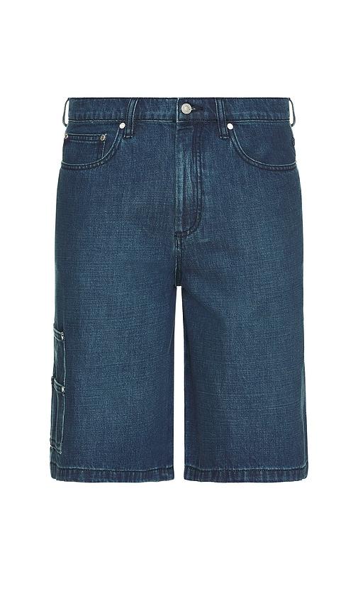 Babylon 5 Pocket Babylon Shorts in Blue by BABYLON