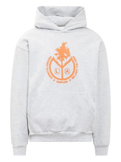 graphic print hoodie by BABYLON LA