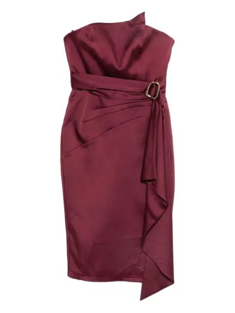 Eureka belted midi dress by BABYLONE PARIS