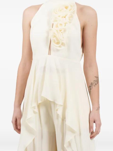 rose-embellished ruffled top by BABYLONE PARIS