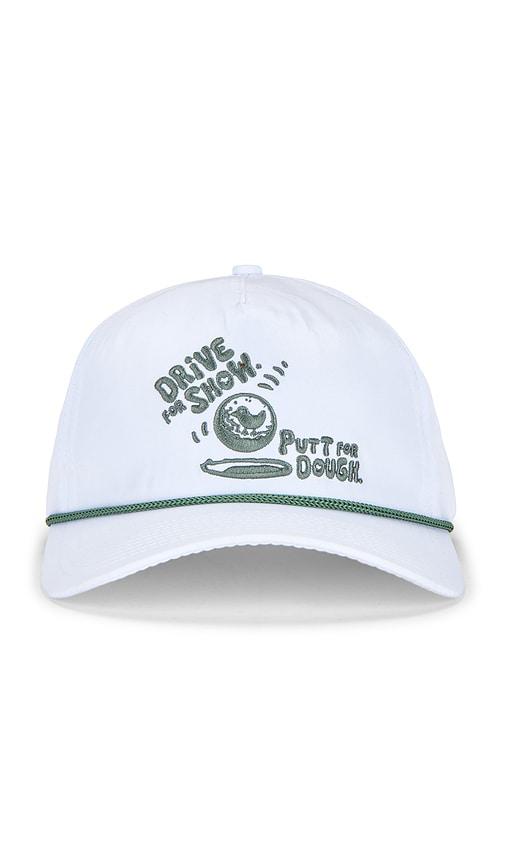 Bad Birdie Putt For Dough Hat in White by BAD BIRDIE