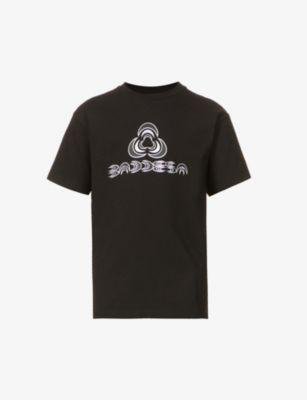 Branded graphic-print cotton-jersey T-shirt by BADDEST SKATE SHOP