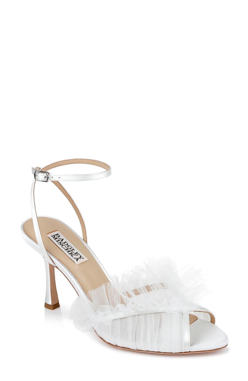Aisha Peep Toe Stiletto Heels by BADGLEY MISCHKA