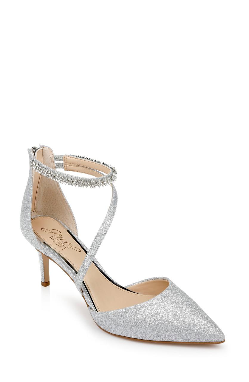 Alaia Pointed-Toe Kitten Heel by BADGLEY MISCHKA
