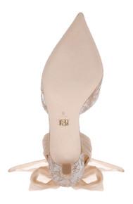 Blaze II Satin Ankle Wrap Stiletto Pumps by BADGLEY MISCHKA