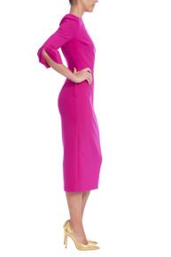 Boatneck Sheath Dress with Split Sleeves by BADGLEY MISCHKA