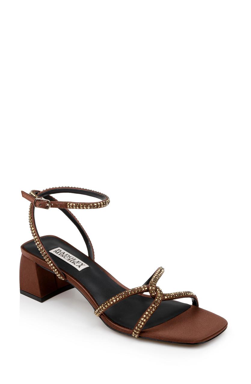 Brisa Low Block Heeled Sandal by BADGLEY MISCHKA Brisa Low Block Heeled Sandal by BADGLEY MISCHKA