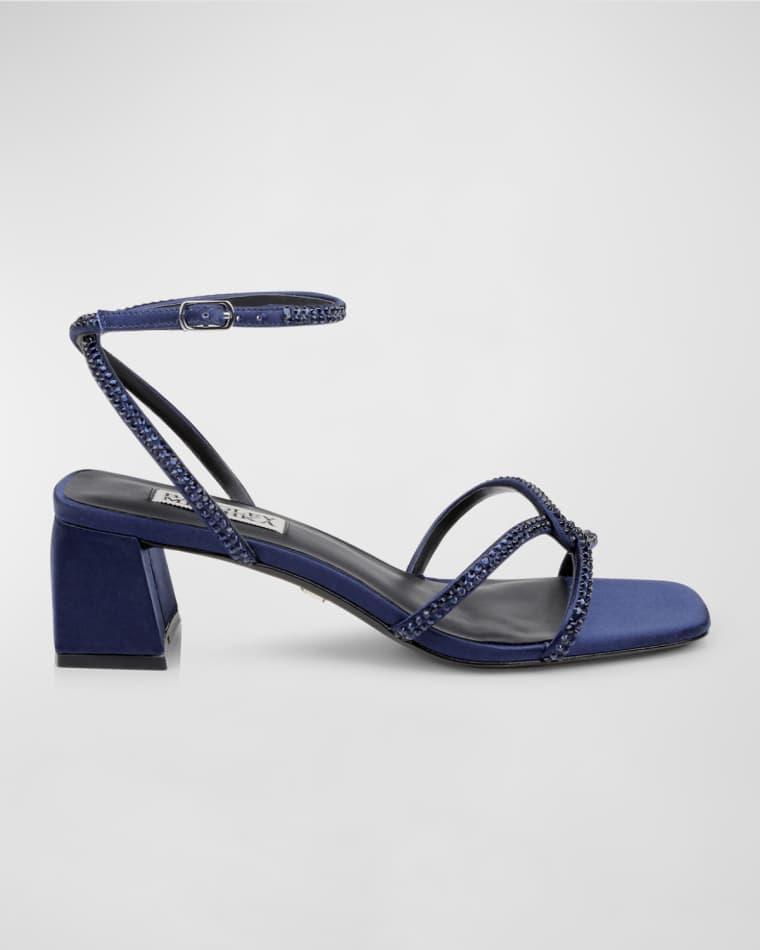 Brisa Strass Ankle-Strap Sandals by BADGLEY MISCHKA