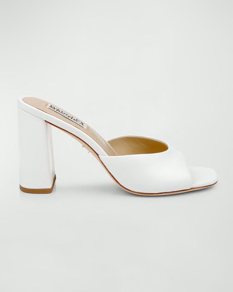 Cadence Leather Mule Sandals by BADGLEY MISCHKA