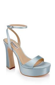 Caia Platform Sandal with Heart-Shaped Buckle by BADGLEY MISCHKA