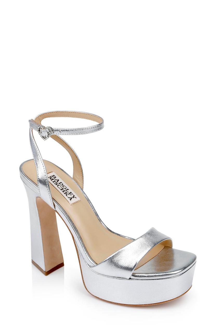Caia Platform Sandal with Heart-Shaped Buckle by BADGLEY MISCHKA