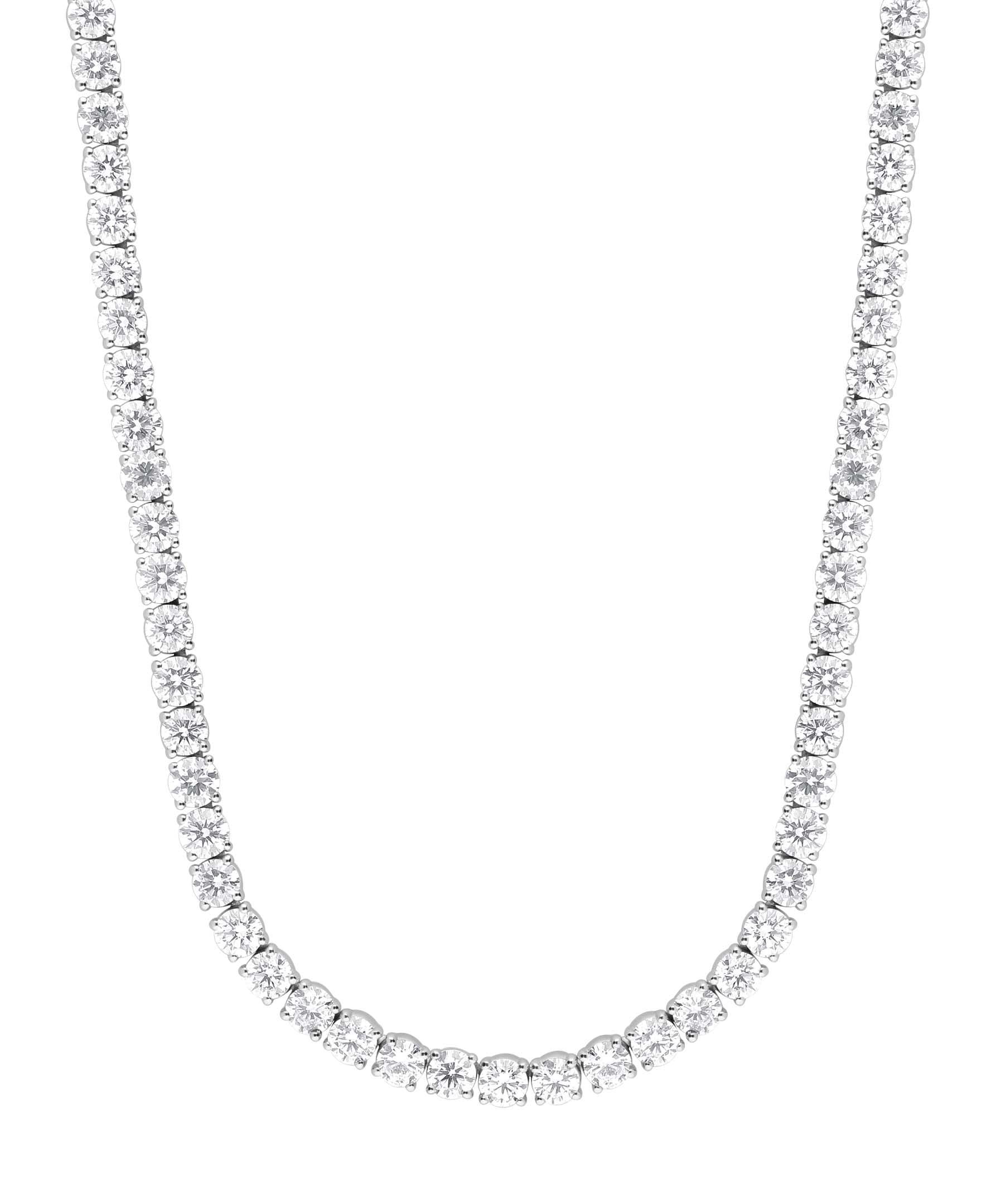 Diamond Curved Bar Collar Necklace by BADGLEY MISCHKA