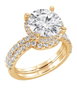 Diamond Rings Bridal Set by BADGLEY MISCHKA Diamond Rings Bridal Set by BADGLEY MISCHKA
