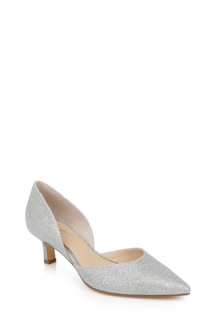 Dotty Glitter D'orsay Kitten Heel by BADGLEY MISCHKA