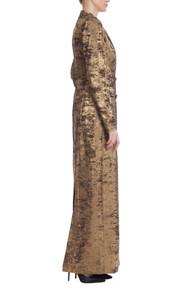 Double Breasted Coat Dress Gown by BADGLEY MISCHKA