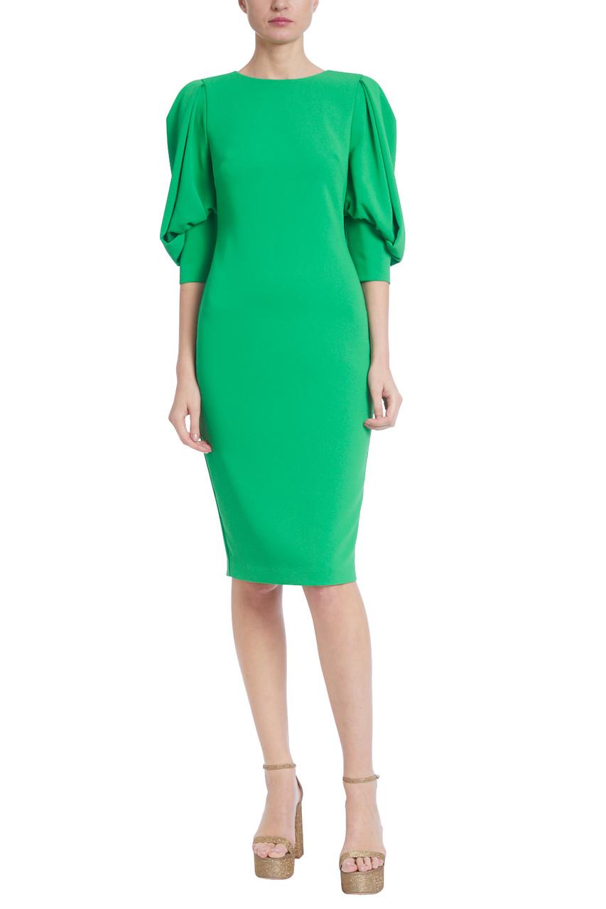 Elegant Blouson Sleeve Day Dress by BADGLEY MISCHKA
