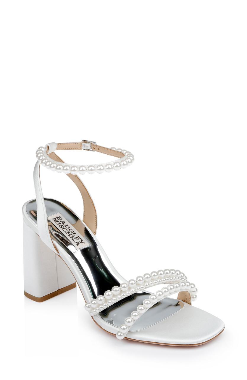 Feisty Pearl Block Heel by BADGLEY MISCHKA